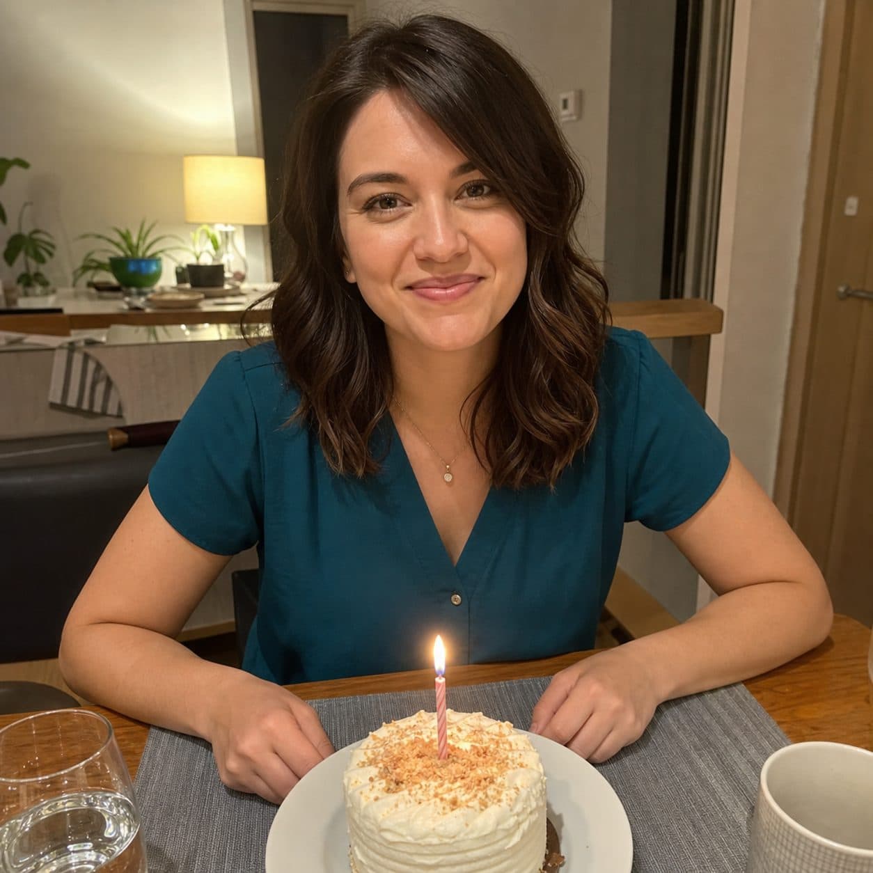 Original fictional birthday portrait placeholder